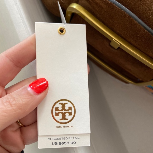 Tory Burch Sawyer Needlepoint Shoulder Bag - Picture 7 of 8